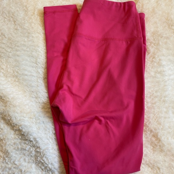 Saski Collection Dark Pink Leggings - Picture 2 of 2